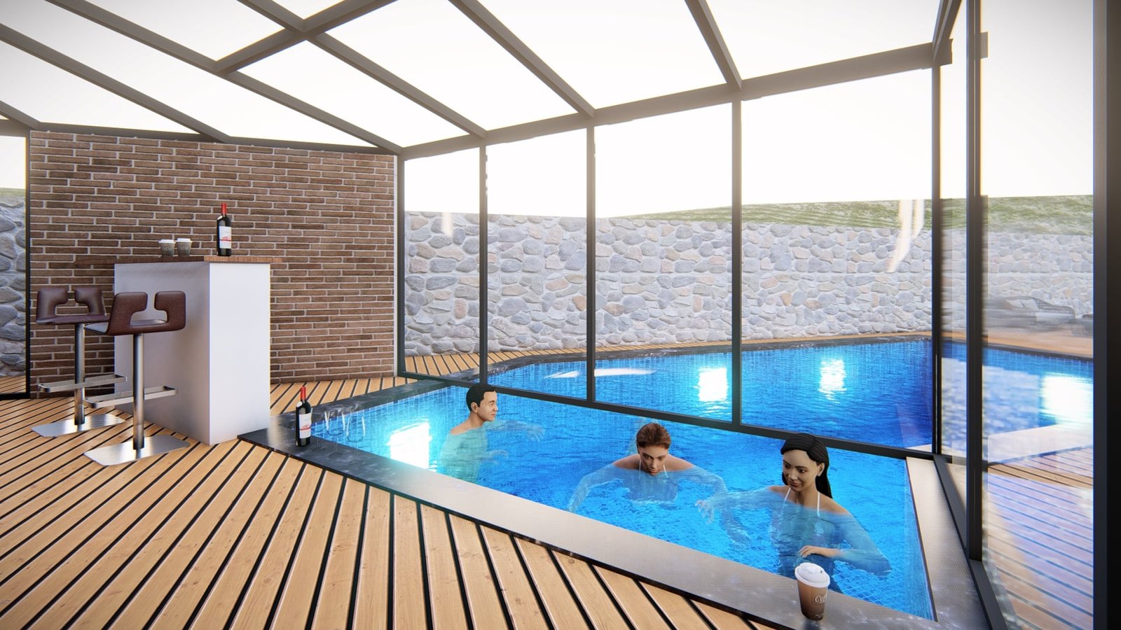 Villa me pishinë